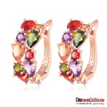 Boucles d&#39;oreilles multicolores en zircon cubique Zuggie pour femmes (CER0143)